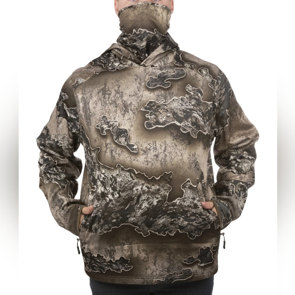 RealTree eXcape hoodie sweater camouflage pullover pockets logo 🦌 b28